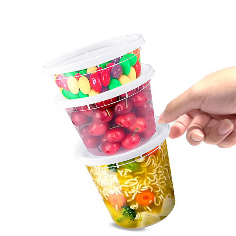 Meal Prep No Microwave - 10 Peças de Recipientes Transparentes para