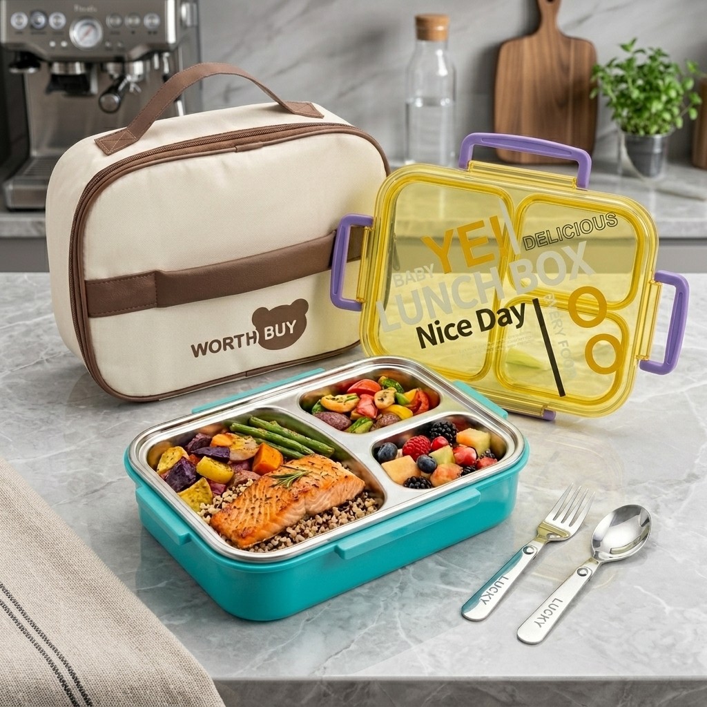 Meal Prep Or Prep Meal - Marmita de Aço Inoxidável 304 para