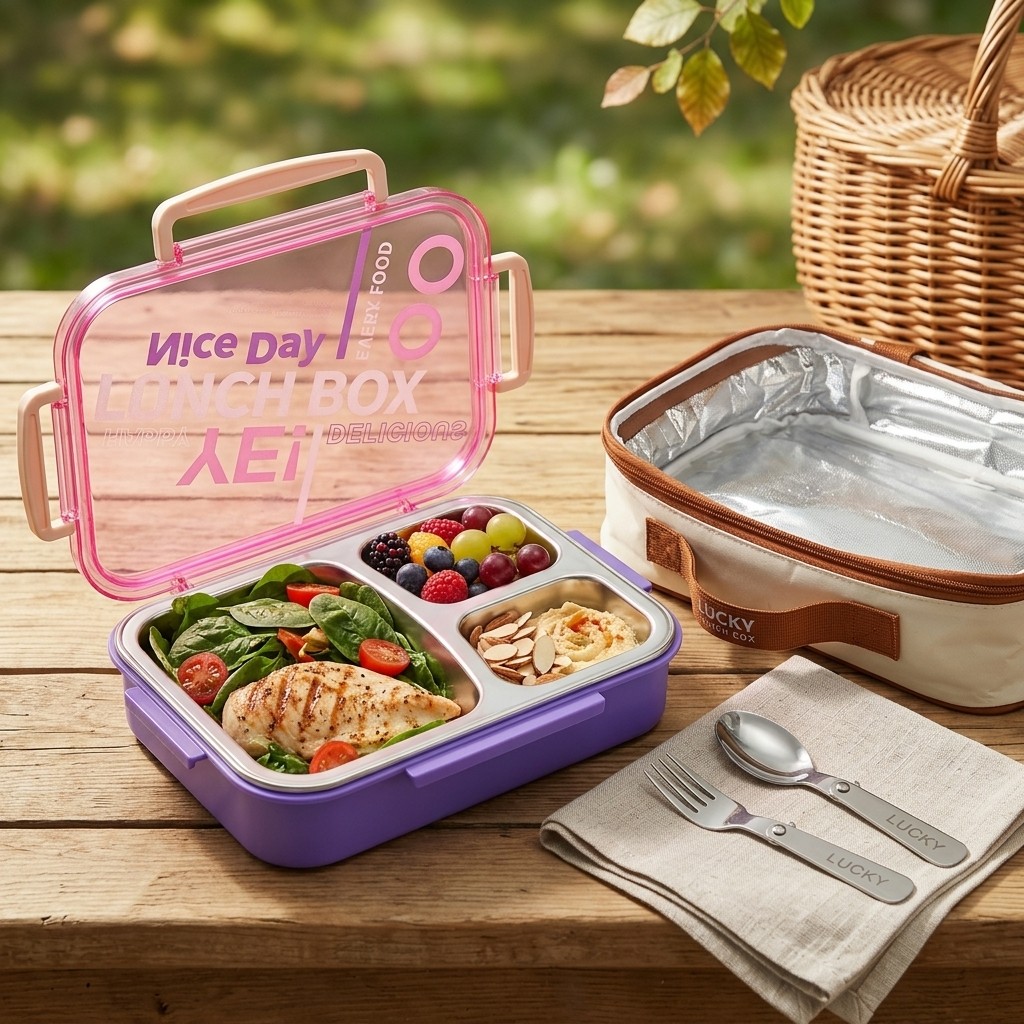 Meal Prep Or Prep Meal - Marmita de Aço Inoxidável 304 para