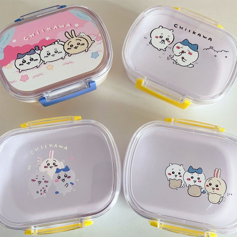Meal Prep No Microwave - Lancheira Portátil Chiikawa Quente, Segura para