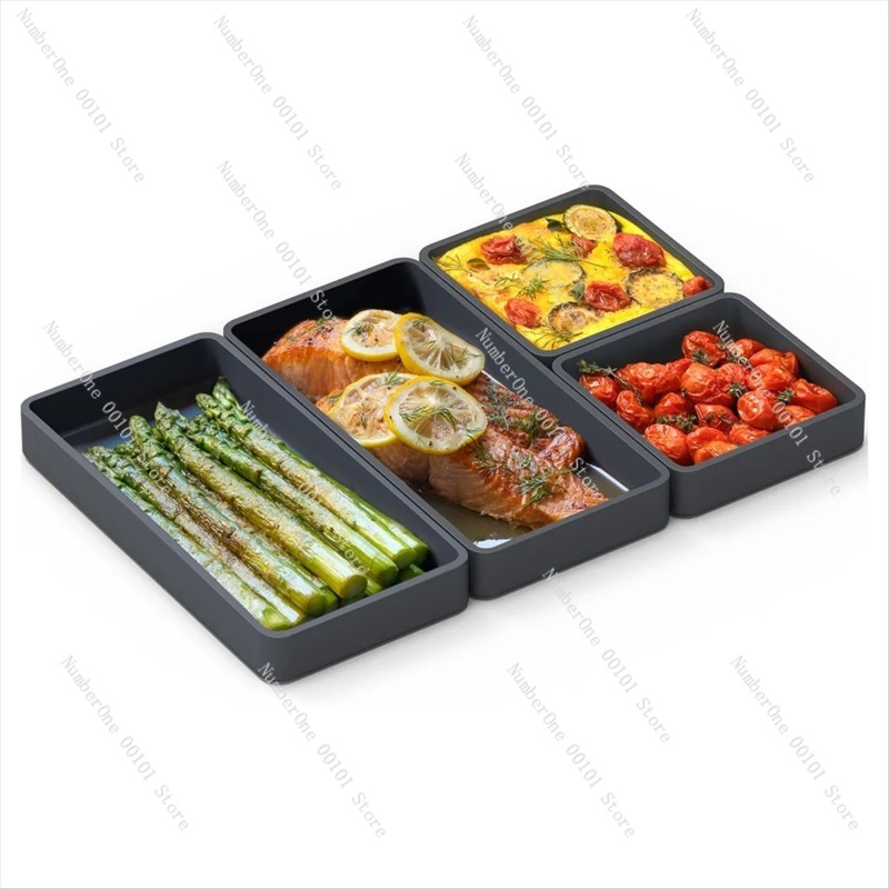 Meal Prep No Microwave - Divisores de Assadeira Y92A para Cozinha