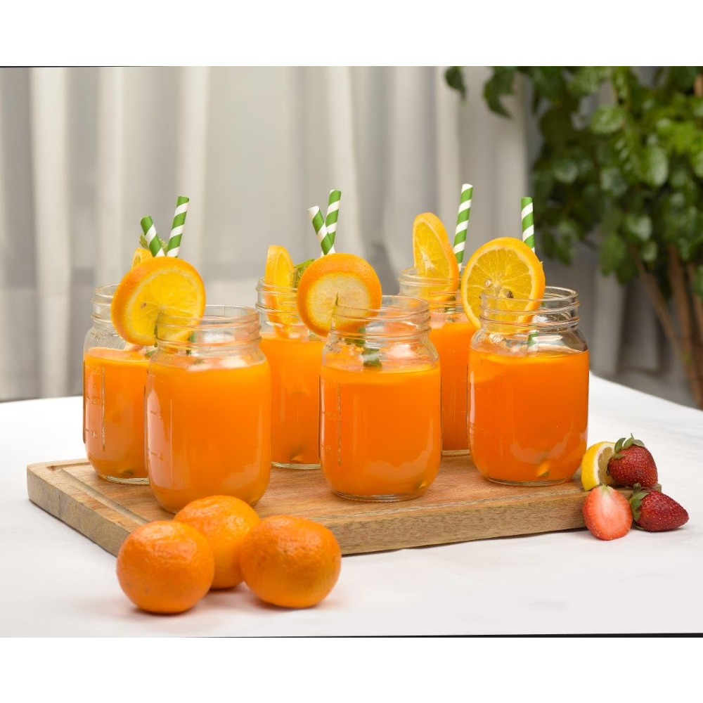 Meal Prep Jars With Lids - Frascos de Vidro Mason de 16