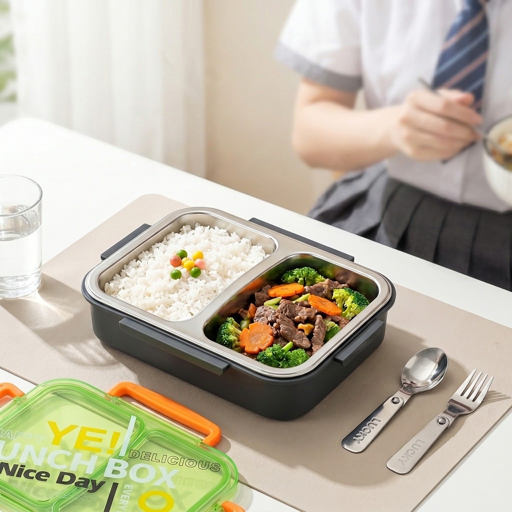 Meal Prep Or Prep Meal - Marmita de Aço Inoxidável 304 para