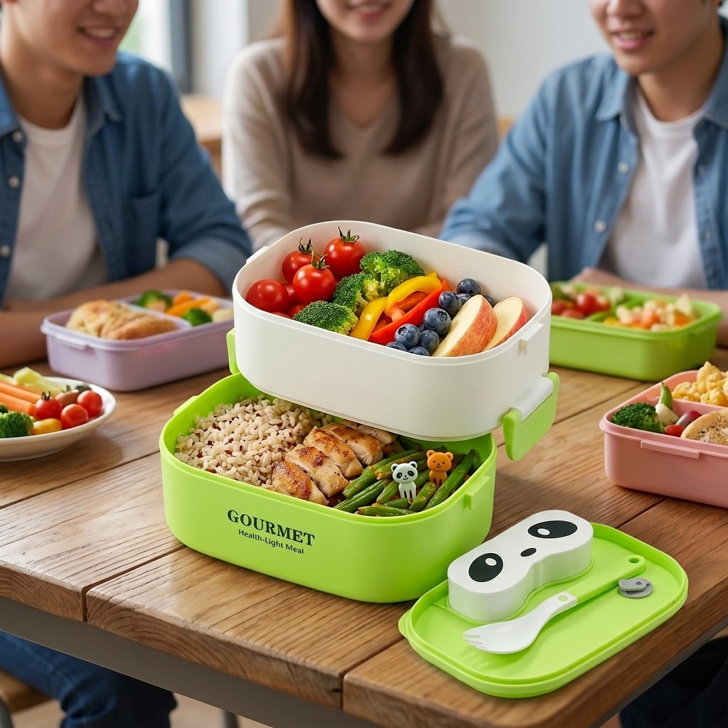 Caixa Bento Plástica Micro-ond - Meal Prep Or Prep Meal avaliação e preço