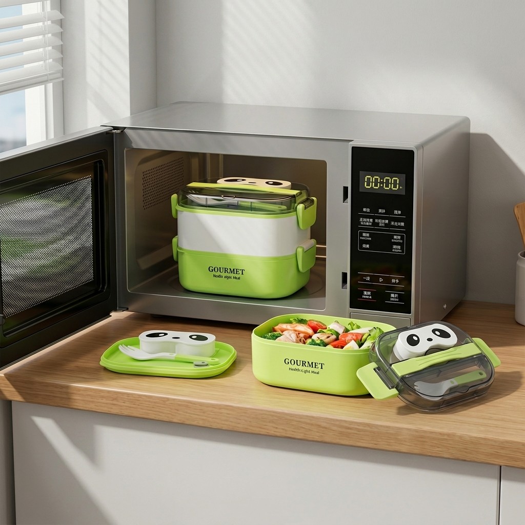 Marmita Plástica Panda para Mi - Meal Prep Or Prep Meal avaliação e preço
