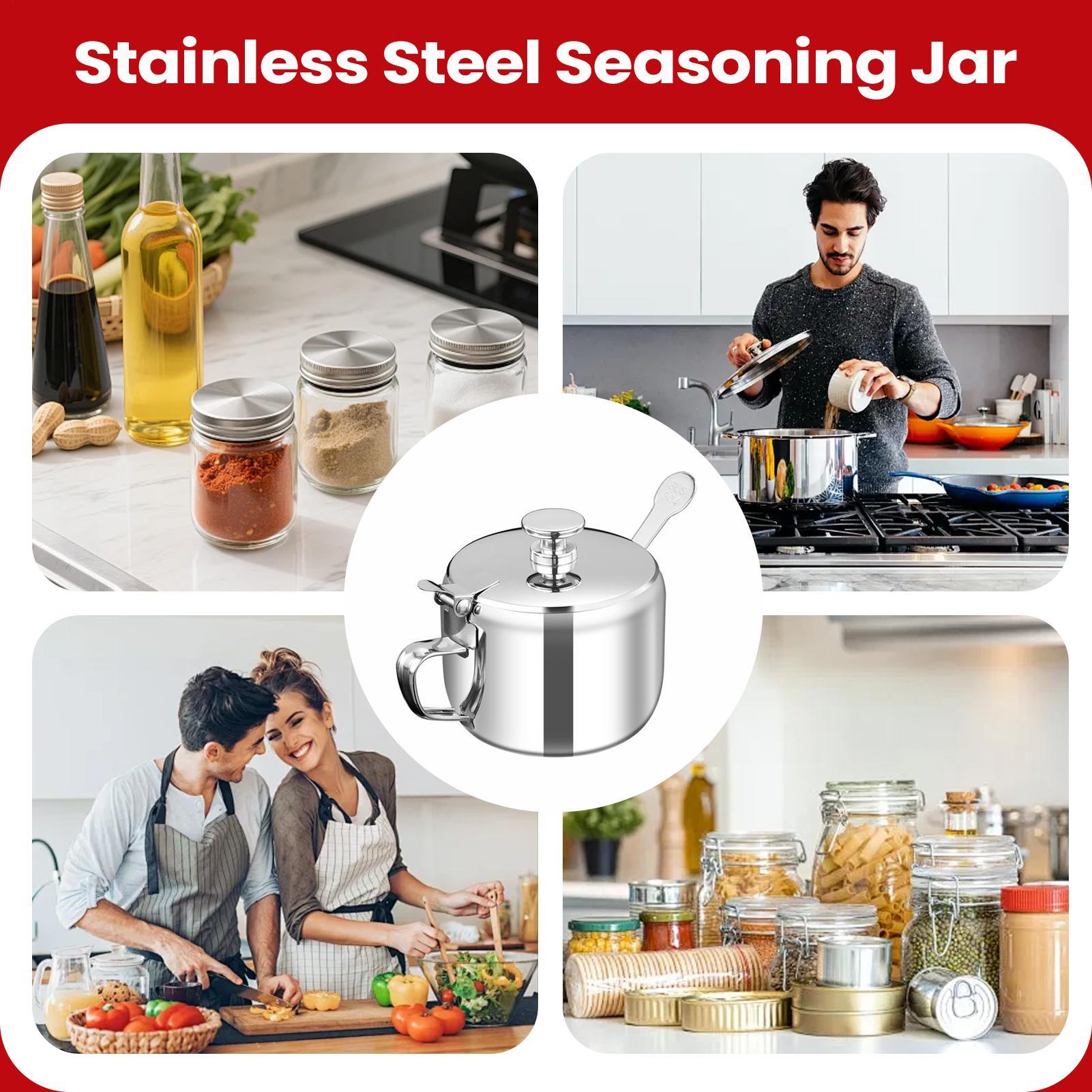 Recipiente para temperos, pote - Meal Prep Jars With Lids avaliação e preço