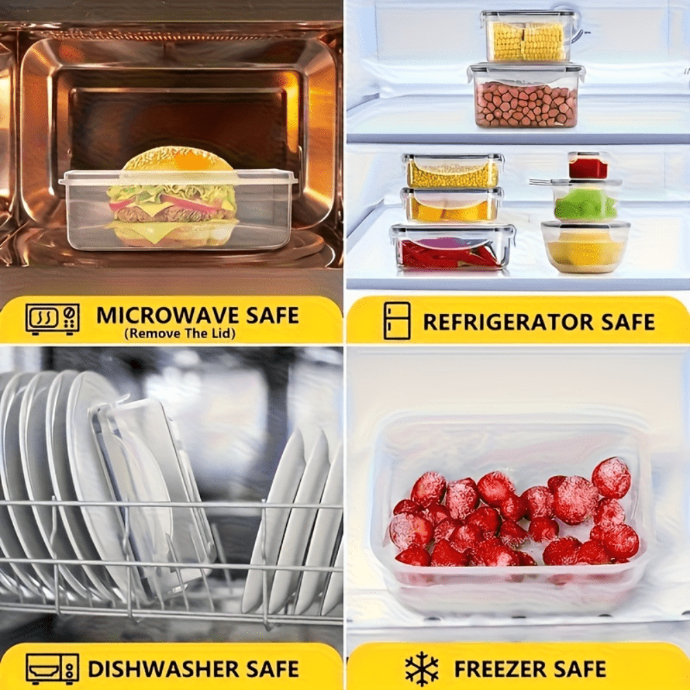 50 Peças de Recipientes para A - Meal Prep Jars With Lids avaliação e preço