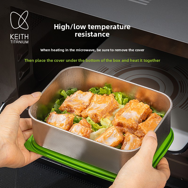 800ml Caixa de Almoço de Titân - Meal Prep No Microwave avaliação e preço