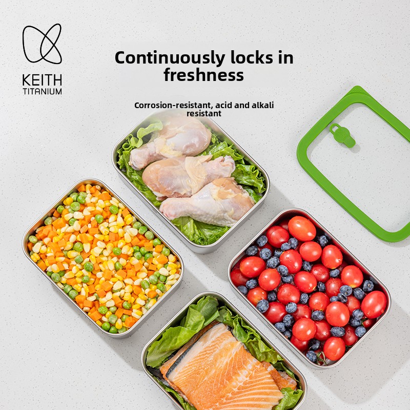 800ml Caixa de Almoço de Titân - Meal Prep No Microwave avaliação e preço