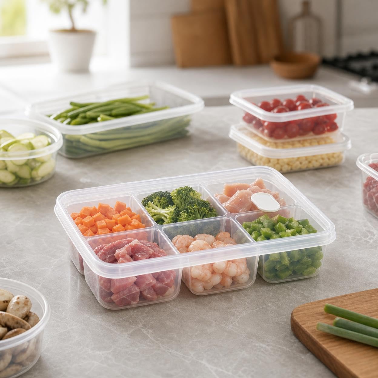 Caixa de Armazenamento para Fr - Meal Prep Frozen Food avaliação e preço