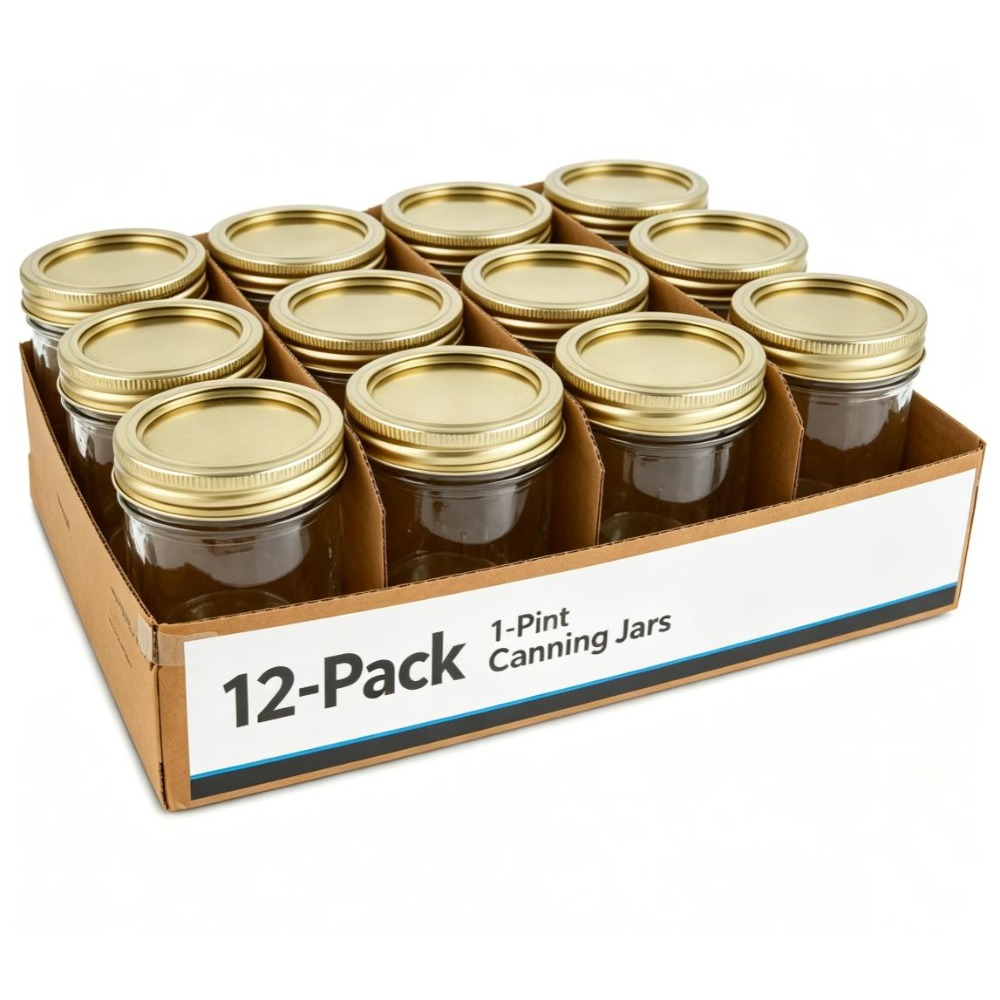 Pacote com 12 Potes de Vidro M - Meal Prep Jars With Lids avaliação e preço