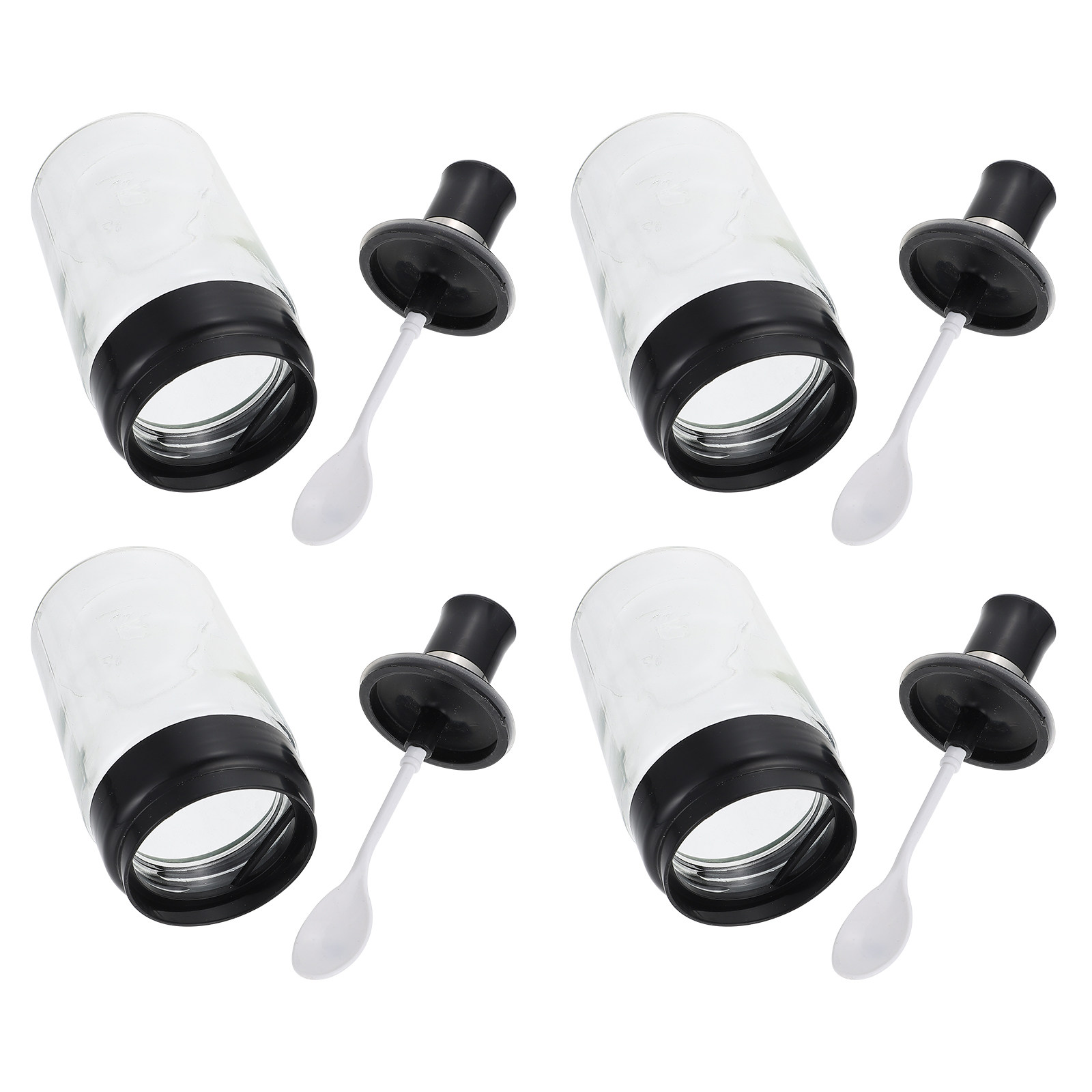 Conjunto de 4 Potes de Vidro p - Meal Prep Jars With Lids avaliação e preço