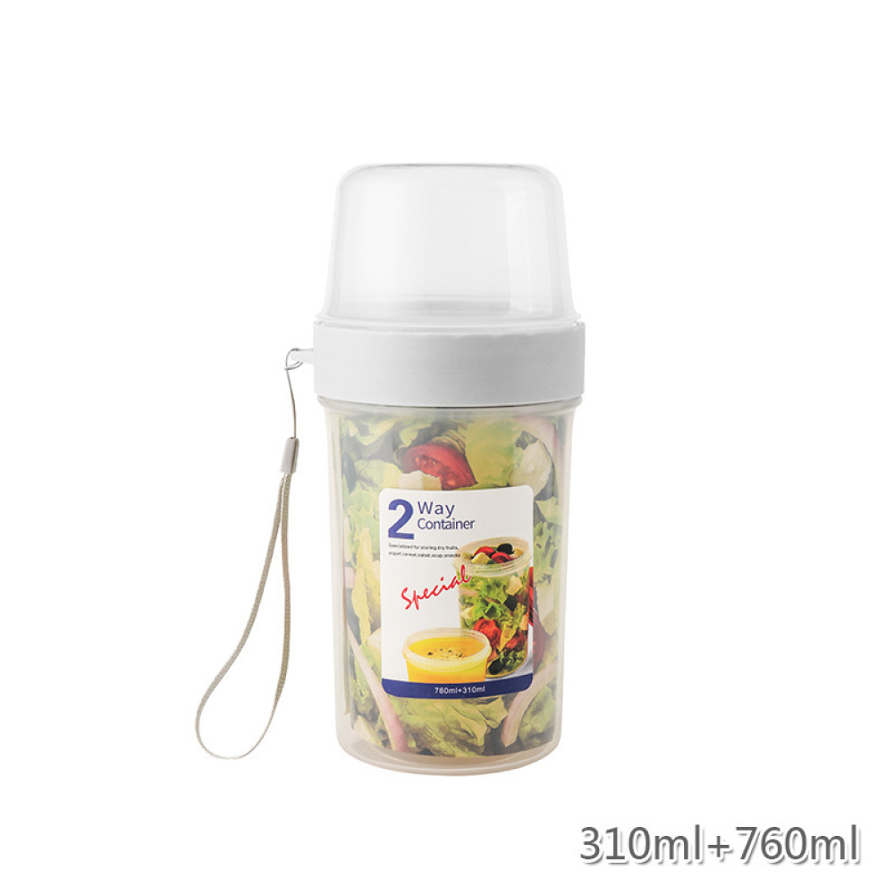 Recipiente Portátil de Dupla C - Meal Prep Jars With Lids avaliação e preço
